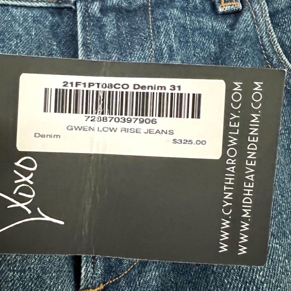 Cynthia Rowley Gwen Low Rise Jean - Picture 4 of 4